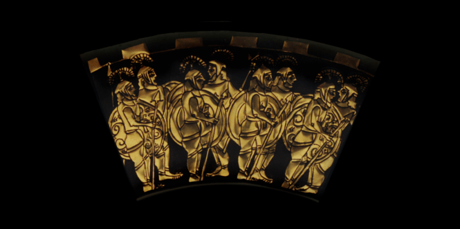 Middle Ring: CITY UNDER SIEGE. From the Shield of Achilles by Kathleen Vail © All Rights Reserved