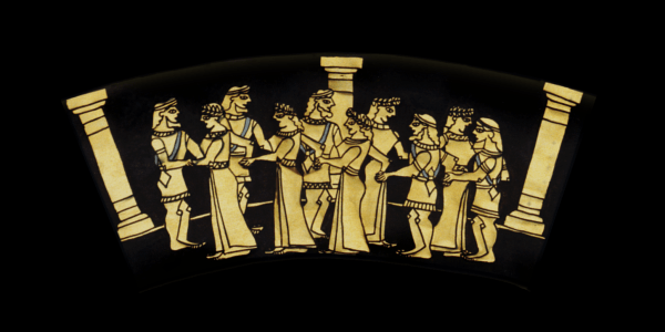 Outer Ring: CIRCLE-DANCING. From the Shield of Achilles by Kathleen Vail © All Rights Reserved