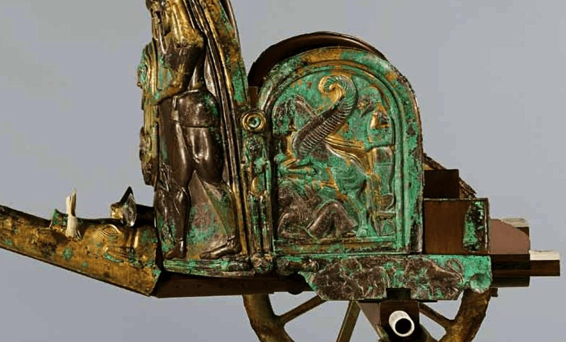 screenshot of left side panel of Monteleone Chariot copyright Metropolitan Museum of Art. Source: Metmuseum.org