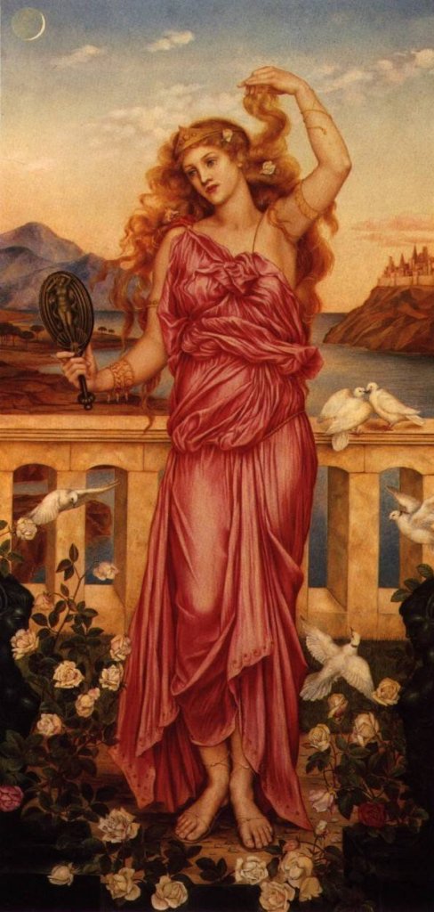 Helen of Troy, 1898 painting by Evelyn de Morgan