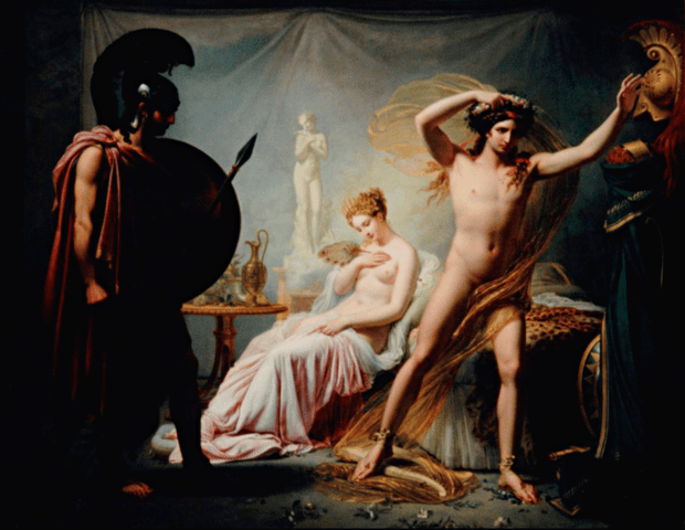Hektor Admonishes Paris Pierre Claude Francois Delorme