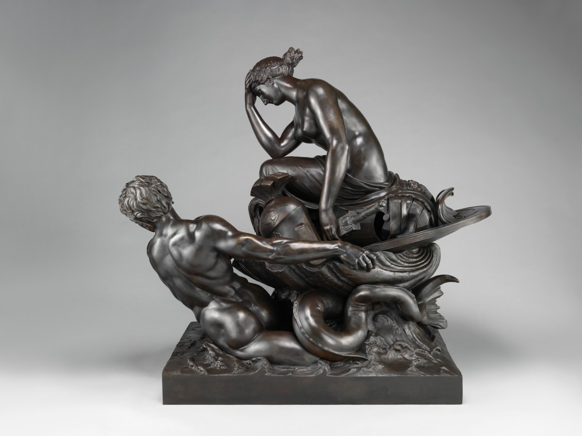 Thetis Transporting Arms for Achilles, Bronze Figurine by William Theed the Elder, ca. 1804-1812. Source: CC0 via Wikimedia Commons