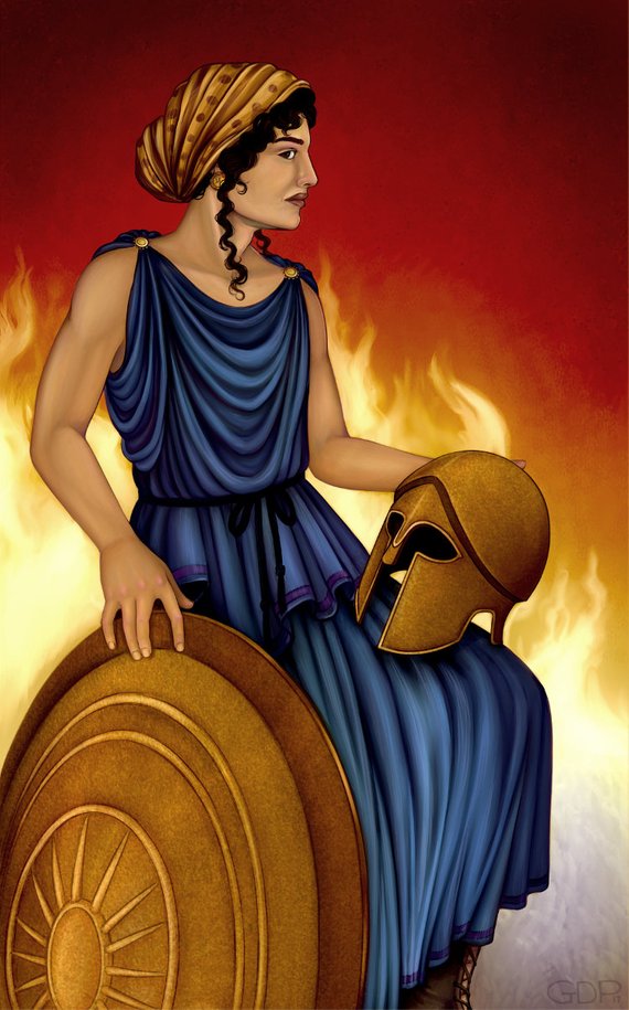 Thetis Prayer Card by Grace Palmer, ca. 2016. Source: Non-Commercial use only. Copyright Grace Palmer via Etsy