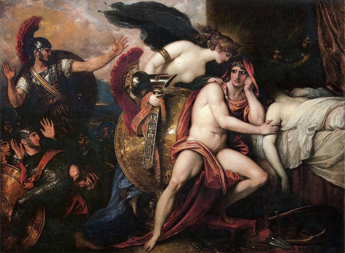 Thetis bringing Armor to Achilles I, Benjamin West, 1806. Source: CC0 via Wikimedia Commons