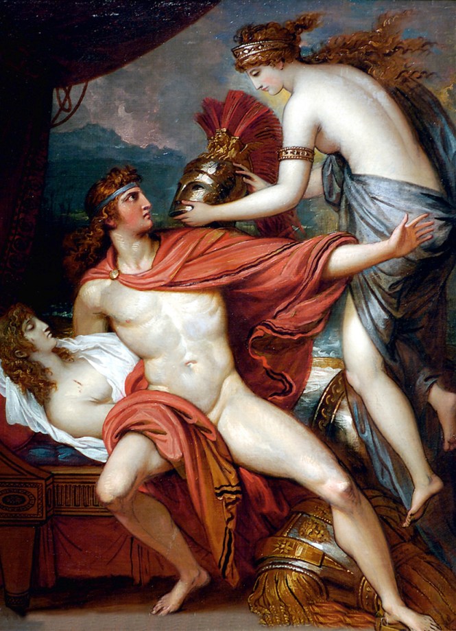 Thetis Bringing Armor to Achilles II, Benjamin West, 1806. Source: CC0 via Wikimedia Commons 