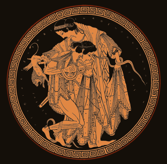 Trojan War Art - Peleus and the rape of Thetis